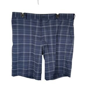 Nike Golf Dri-Fit Blue Plaid Shorts
